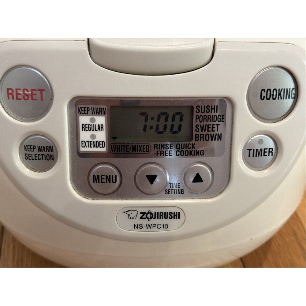 Zojirushi NS-WPC10 5.5 Cup Rice Cooker and Warmer White - Picture 5 of 5